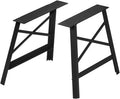 Black 15.7” Cast Iron Table Legs 2 PCS O146171