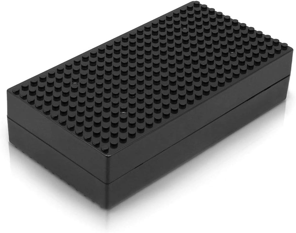 Green Portable Building Blocks Storage Box with Base Plate G418