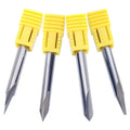 CNC Wood Carving Router Bit Set 1/4 inch Shank 15 20 60 90 Degree V-Bit I863