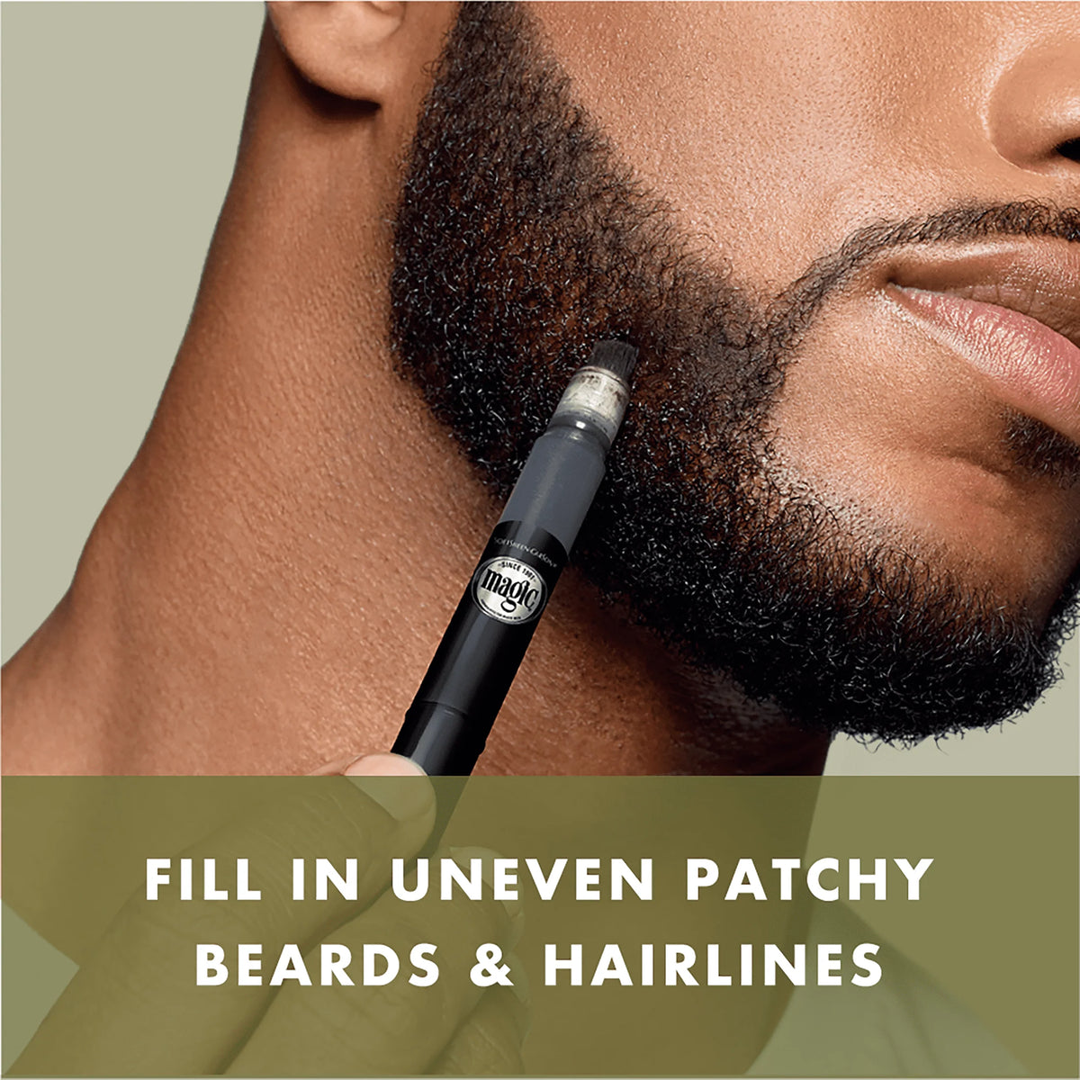 Natural Black Beard Filler V6582