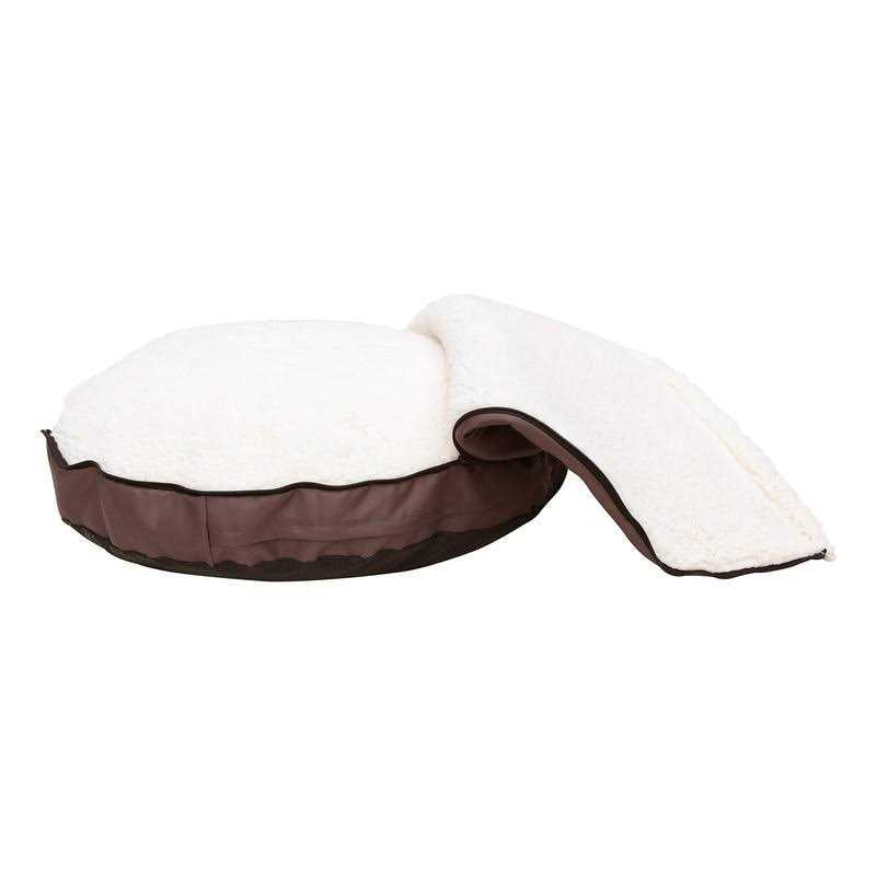 Oxford Sherpa Pet Cave and Round Pet Bed W83147