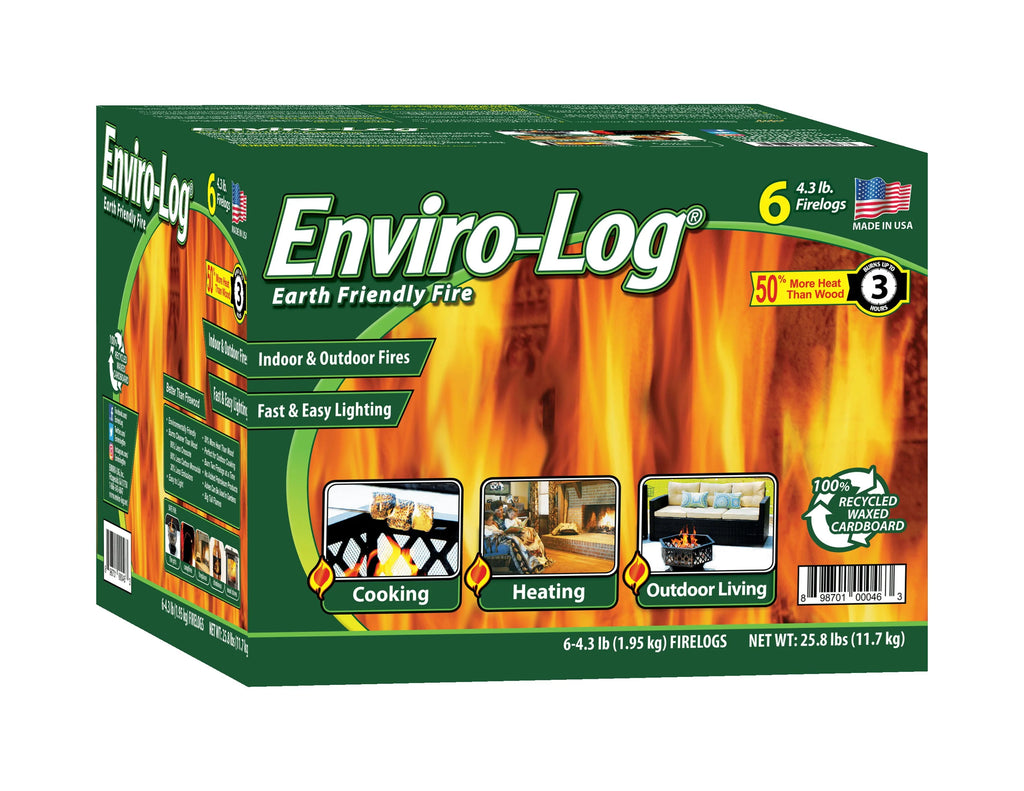 4.3 lb Firelogs 6 Count E851331