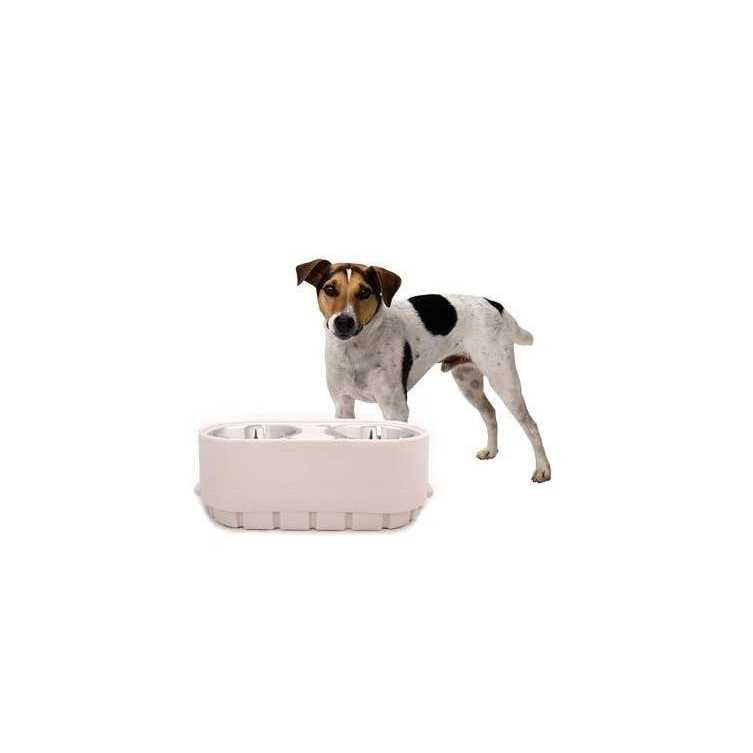 Elevated Double-Diner Pet Feeder P7522