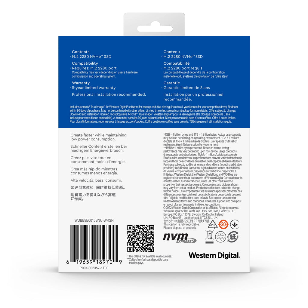 500GB NVMe SSD N74291