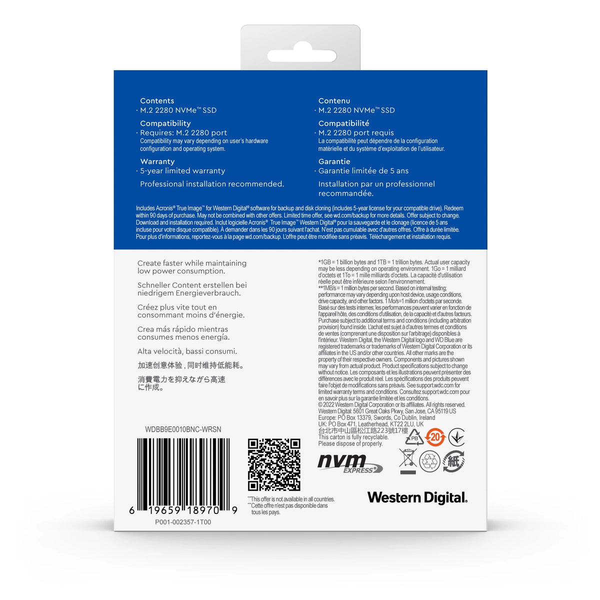 500GB NVMe SSD N74291