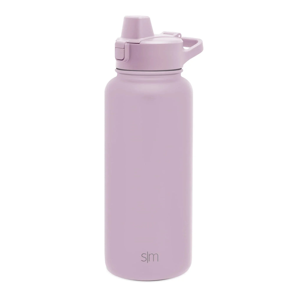 32 fl oz Stainless Steel Water Bottle with Straw Lid H475090