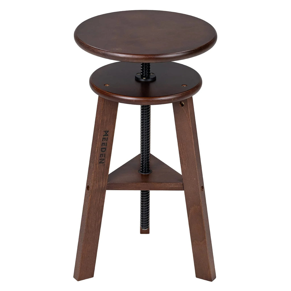 Adjustable Height Beechwood Wooden Drafting Stool J641
