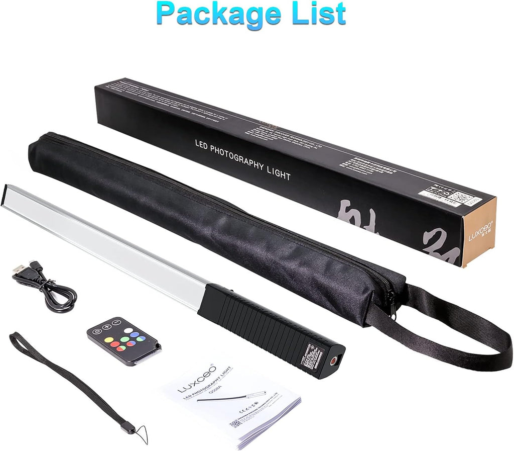 Portable Handheld LED Video Light 1000 Lumens USB Rechargeable T469