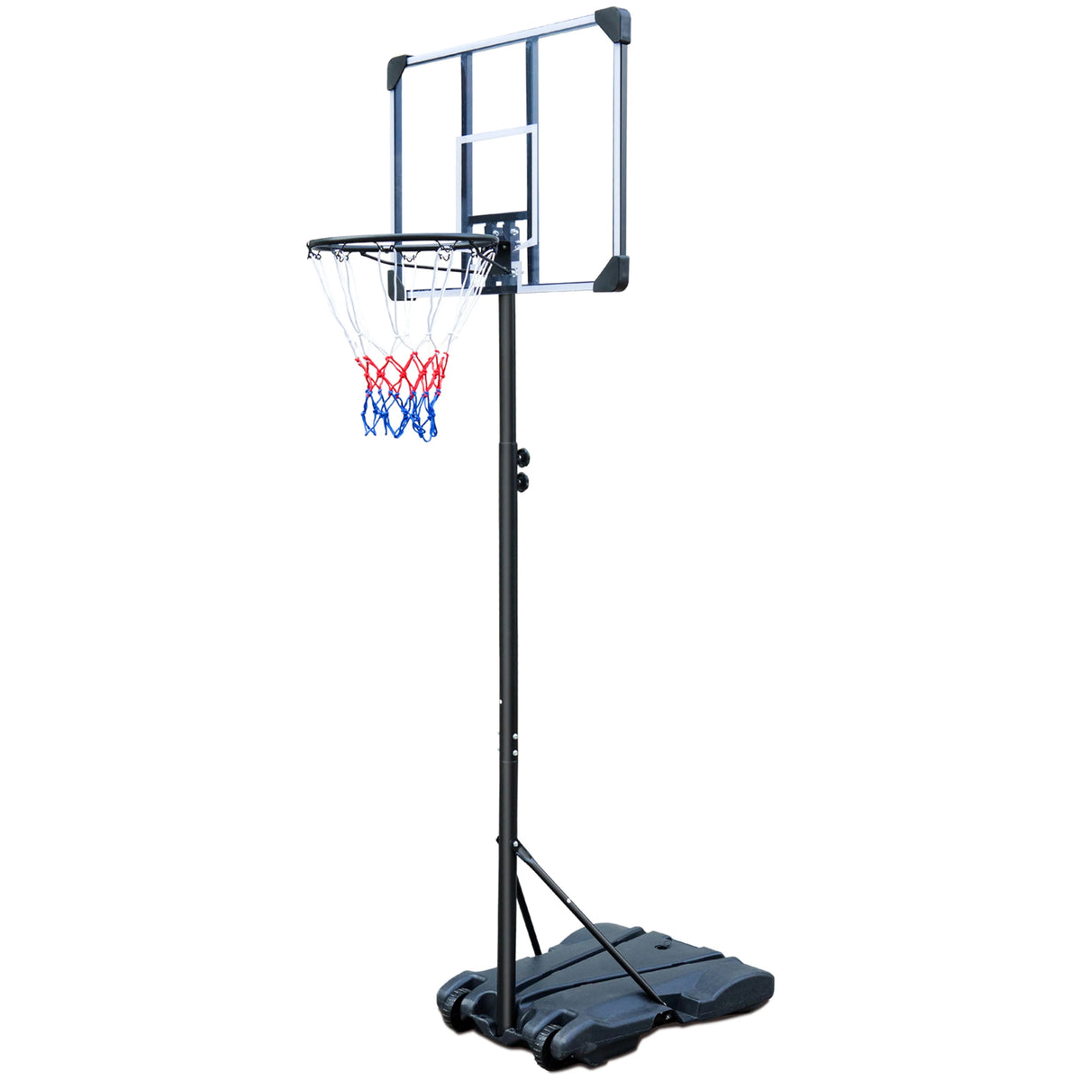 Portable Adjustable Basketball Hoop 5.8ft-7ft O134