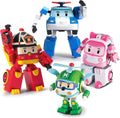 4 Pack Transforming Robot Action Toy Figure O692