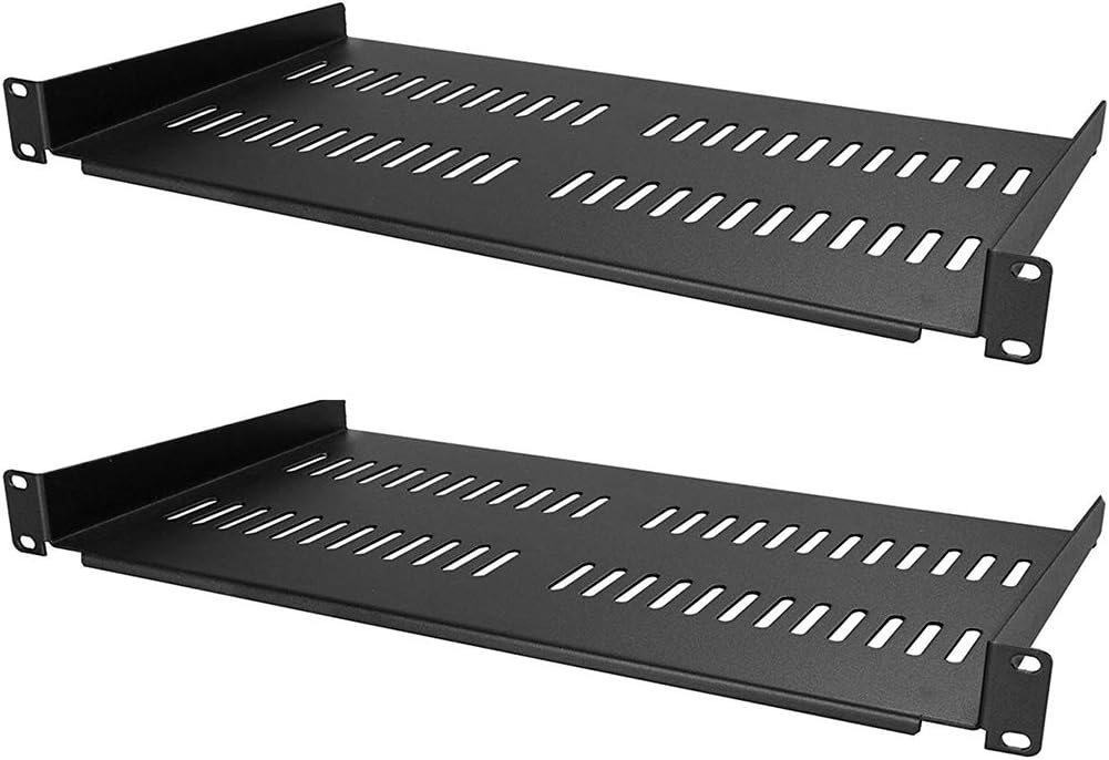 19'' Wide Fixed Shelf for Server Cabinet, 2 Pack P8120