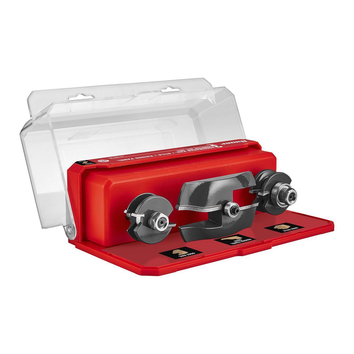 3-Piece Carbide Tip Router Bit Set O36764