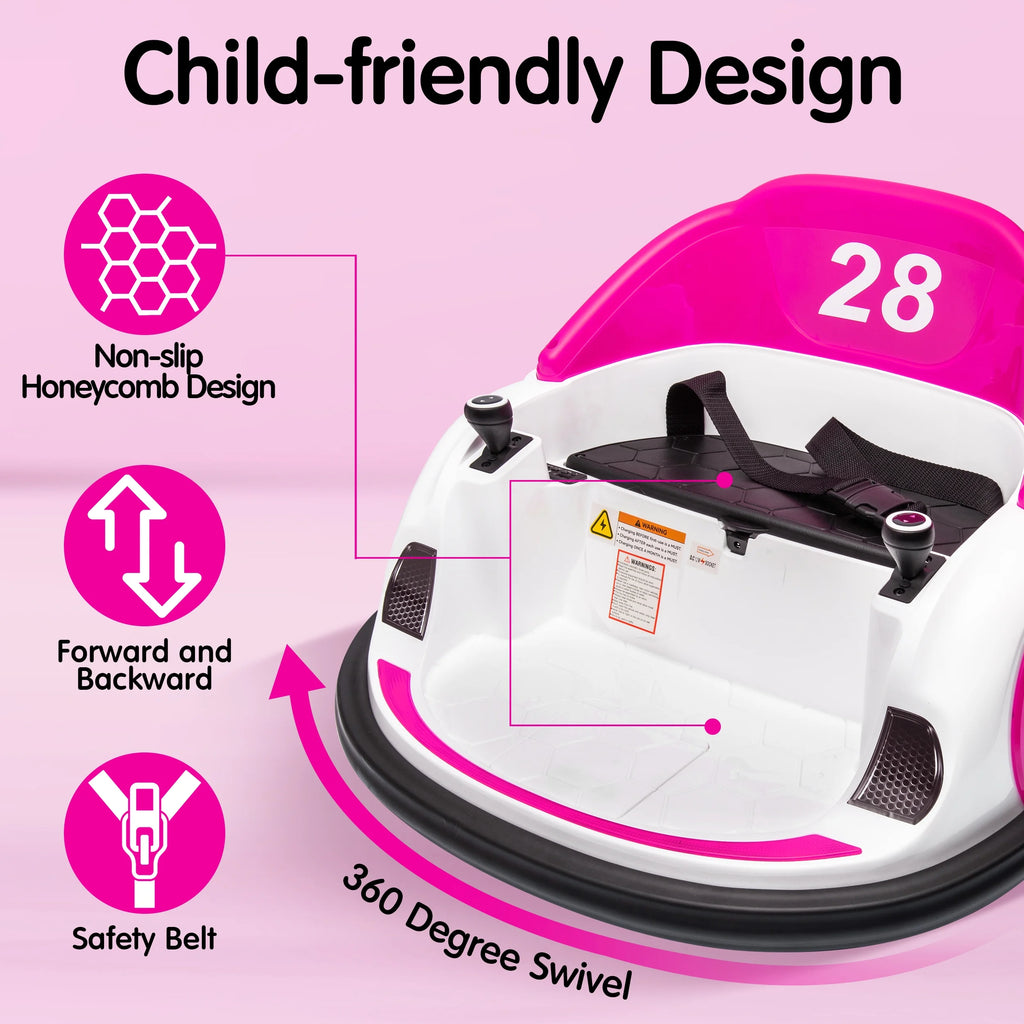 12V Bumper Car for Kids with Remote Control J90472