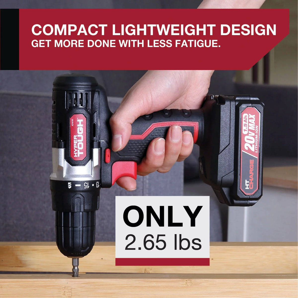 20V Max Lithium-Ion 3/8 inch Cordless Drill 70-Piece Home Tool Set M473