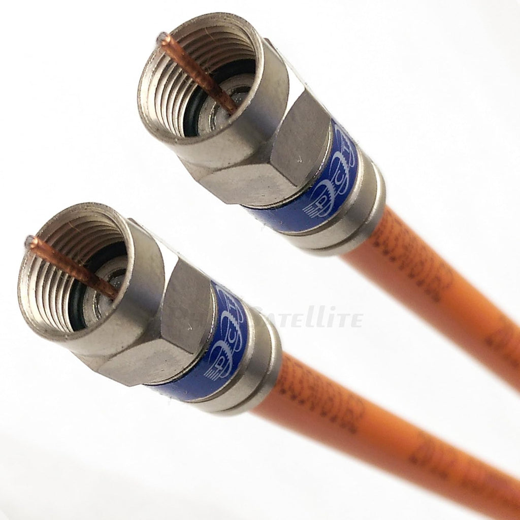 150ft Direct Burial RG-6 Coaxial Cable with Connectors Pack of 2 N39477