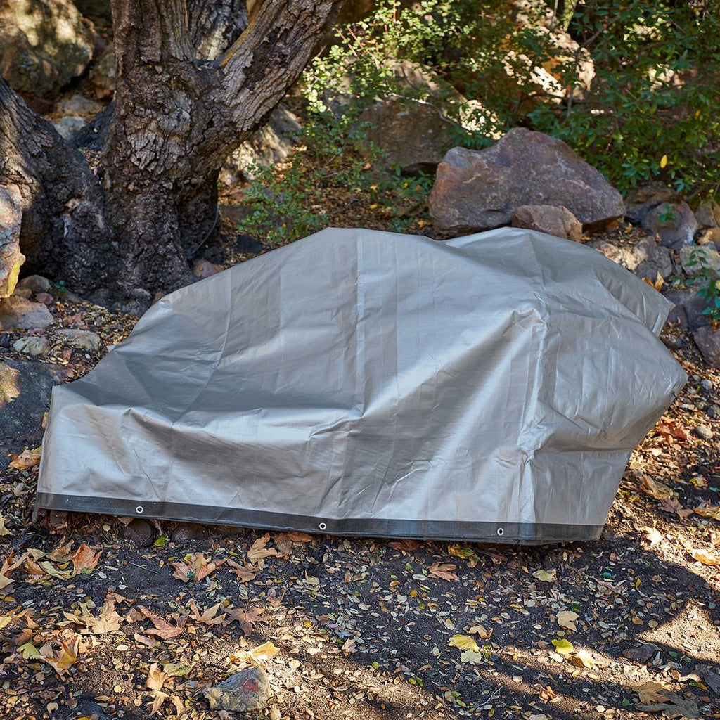 12 ft. x 20 ft. Silver and Black Weather-Resistant Tarp S9061
