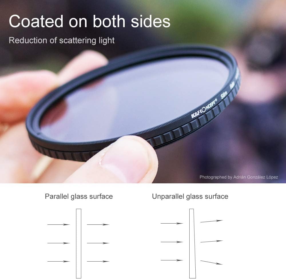 62mm Variable ND Camera Lens Filter A4785