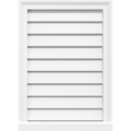 Vertical Surface Mount PVC Gable Vent Z96634