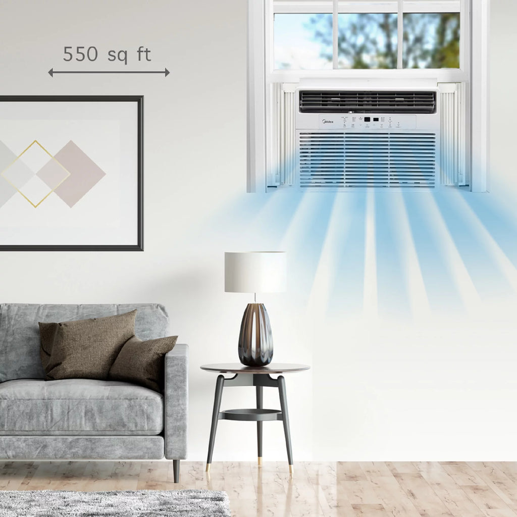 10,000 BTU 115V Smart Window Air Conditioner Z1931