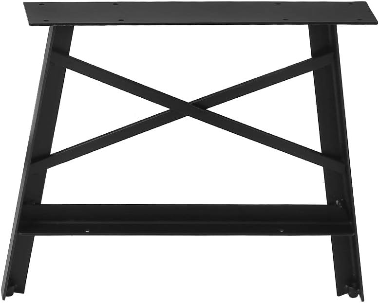 Black 15.7” Cast Iron Table Legs 2 PCS O146171