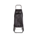 Black Polyester Shopping Trolley J697