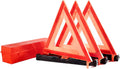 3 Pack Safety Triangle Roadside Emergency Kit with Carrying Case A81993