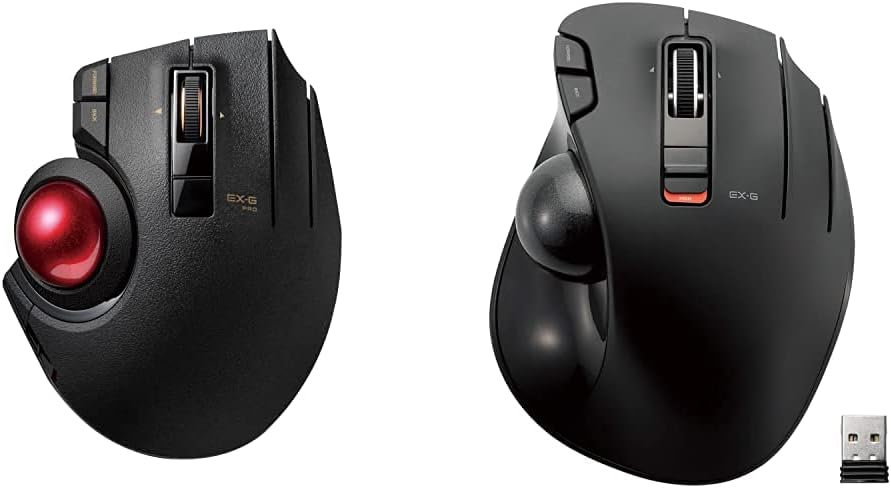 Wired Wireless Bluetooth Thumb-Operated Trackball Mouse D8321