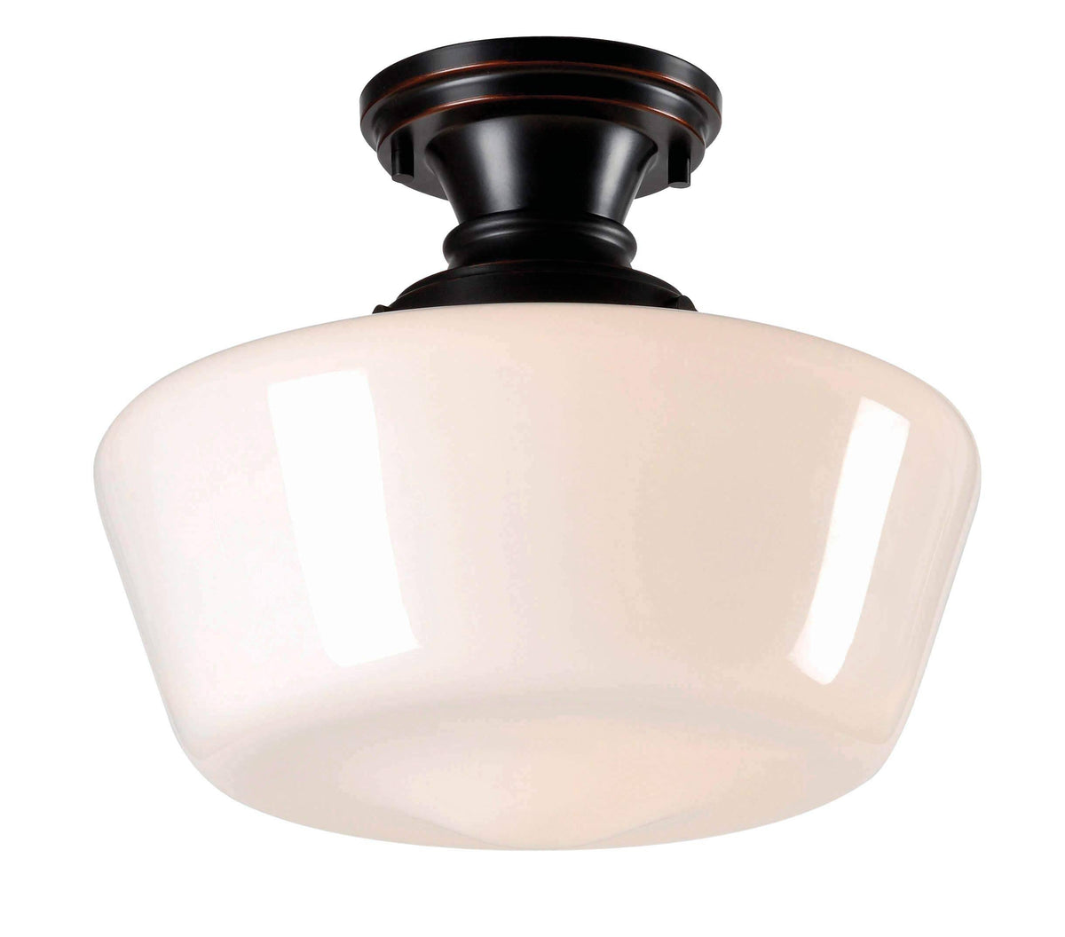 1 Light Flush Mount Oil Rubbed Bronze X439810