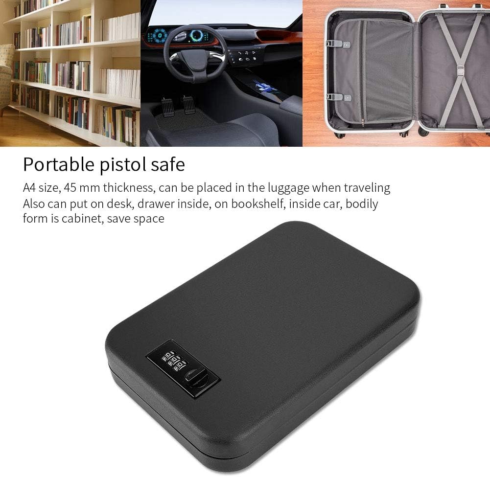 Portable Fireproof Waterproof Security Case with Key Lock S6692