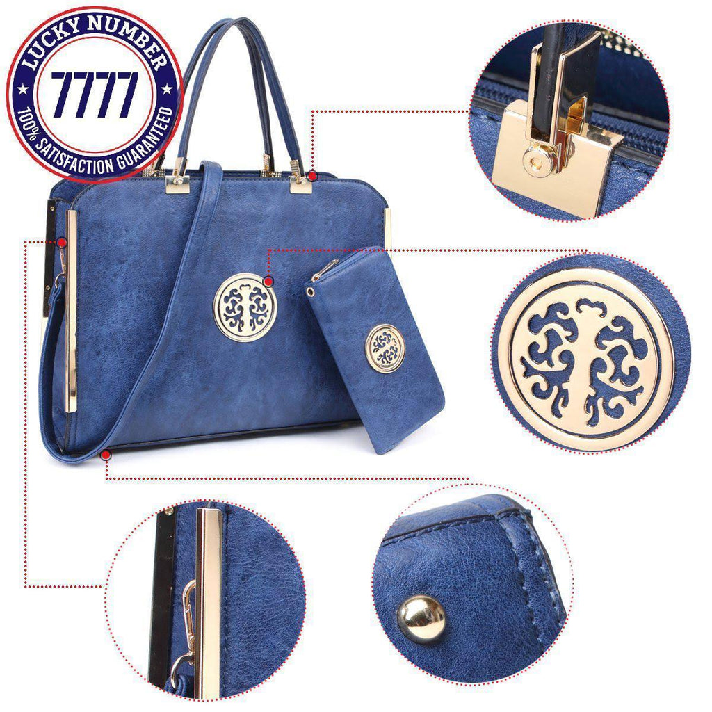 Black Laptop Briefcase Handbag with Matching Wallet N95859