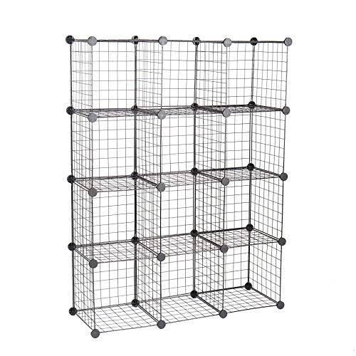 12 Cube Wire Storage Organizer A42239