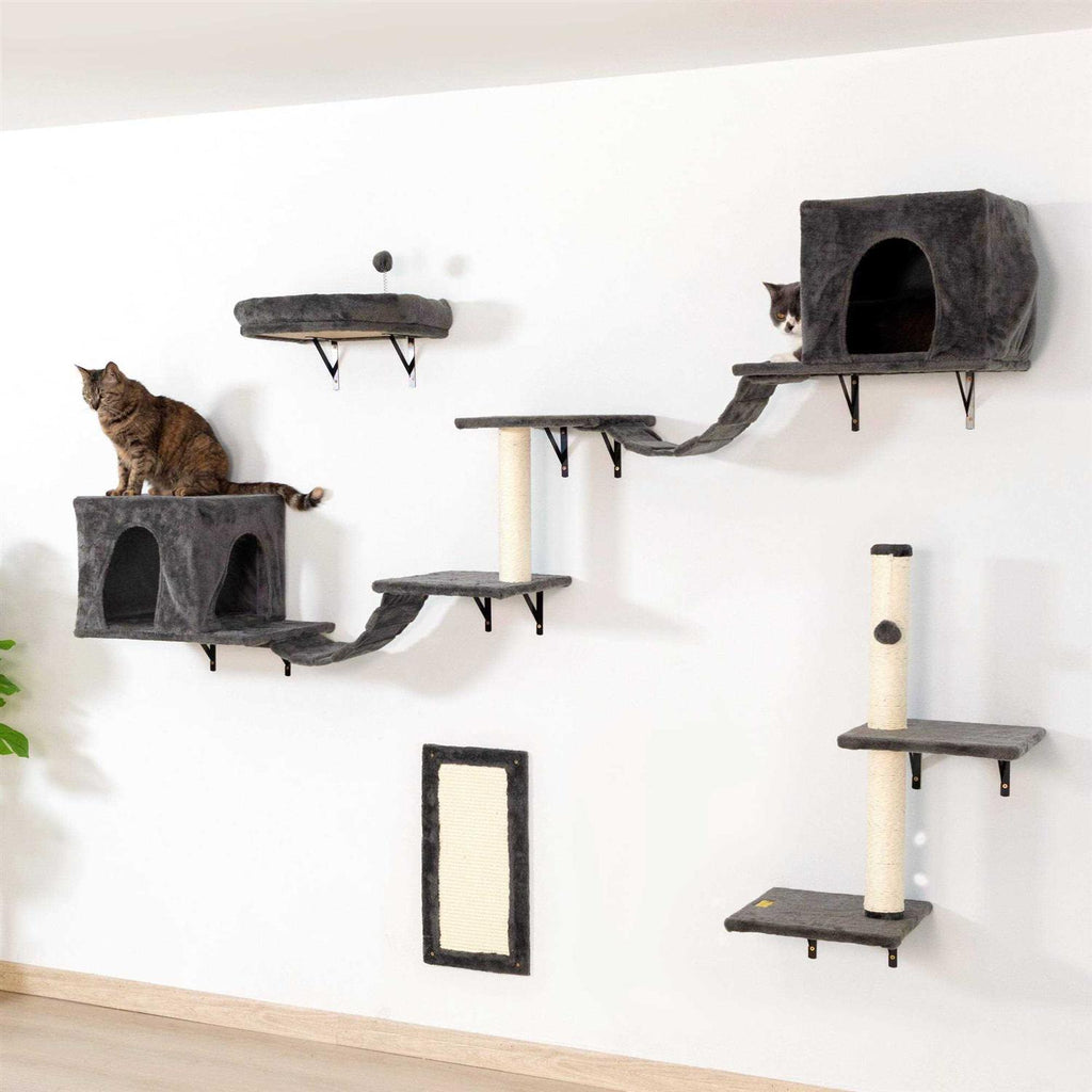 Wall-Mounted Cat Shelves Cat Tree Climber Set P813