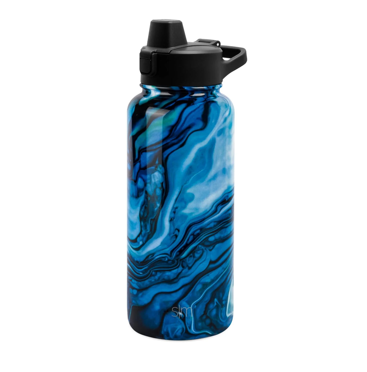 32 fl oz Stainless Steel Water Bottle with Straw Lid H475090