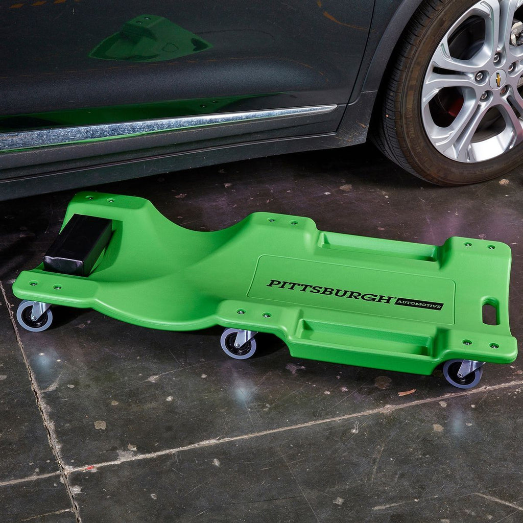 Green 300 lb. Capacity Low-Profile Creeper U79240
