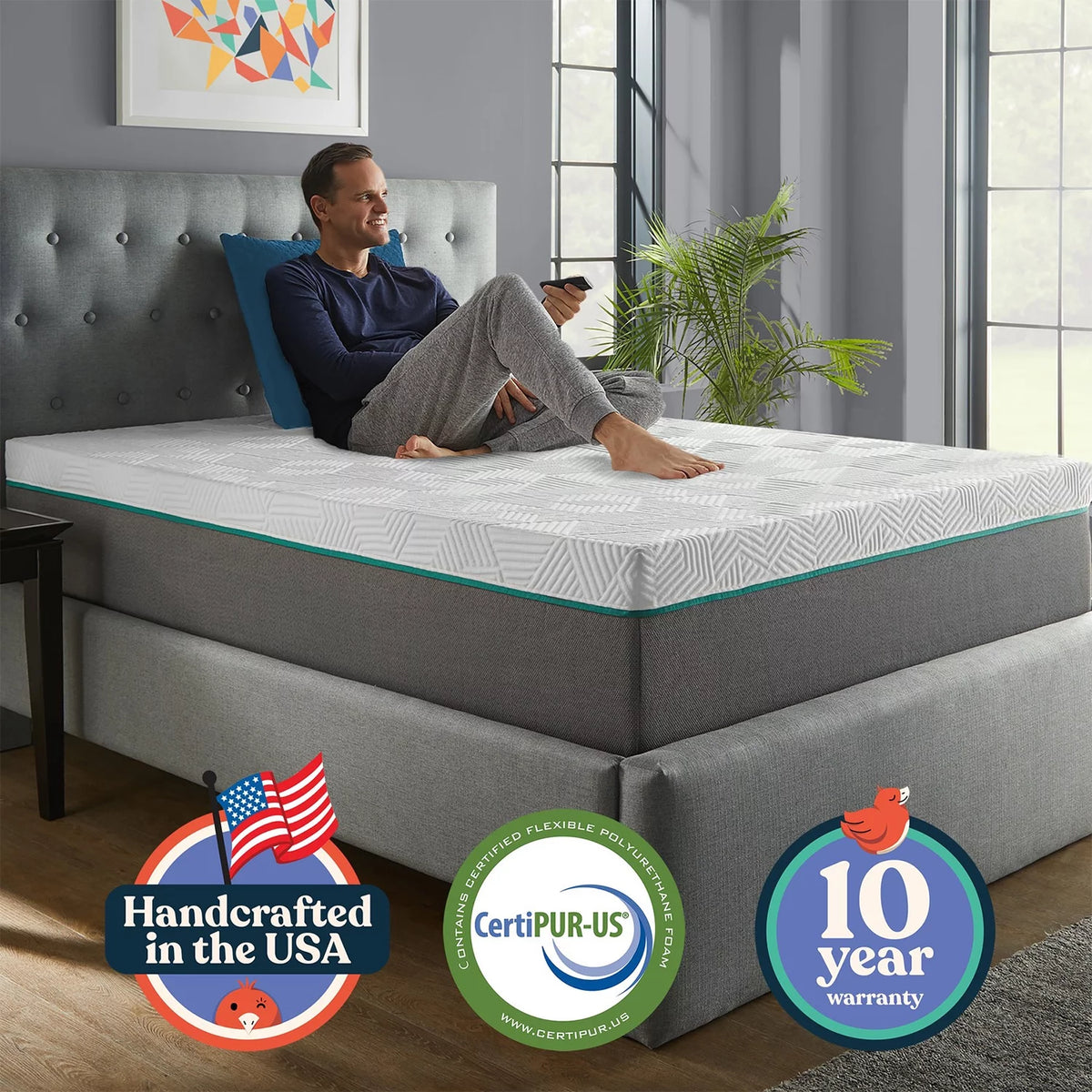 CopperCool Medium Hybrid Mattress Twin A23956