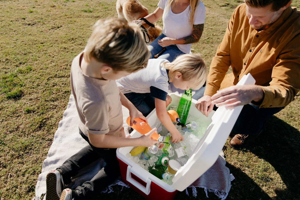 48 QT Red Ice Chest Cooler S725