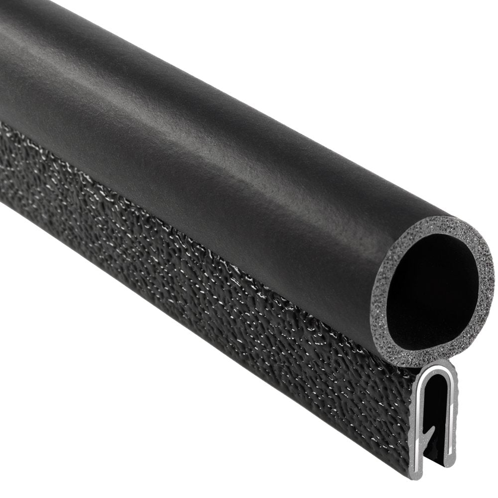 PVC EPDM Rubber Trim Seal with Top Bulb, 3/32” Edge, 3/4” Bulb, 25’ Length P78278