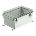 ABS IP67 Waterproof Junction Box with Mounting Plate 11.4x7.5x5.5 inch Pack of 2 T70776