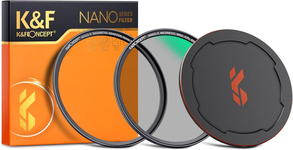 58mm Circular Polarizing Filter Kit with Adapter Ring and Lens Cap Q1671