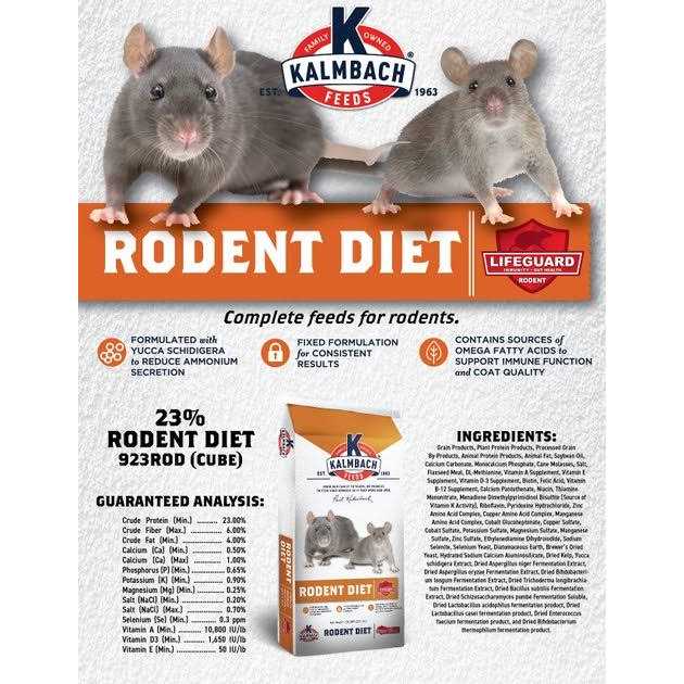 Rodent Diet Cubes Rats & Mice Food G886