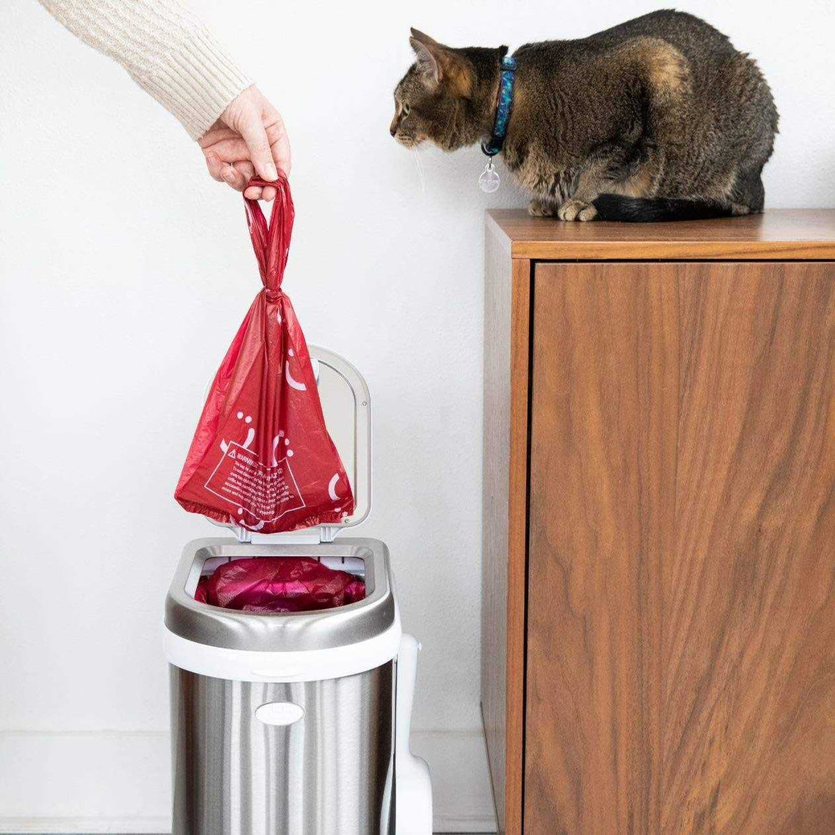 Lavender Scented Leak Proof Cat Litter Disposal Bags M75902