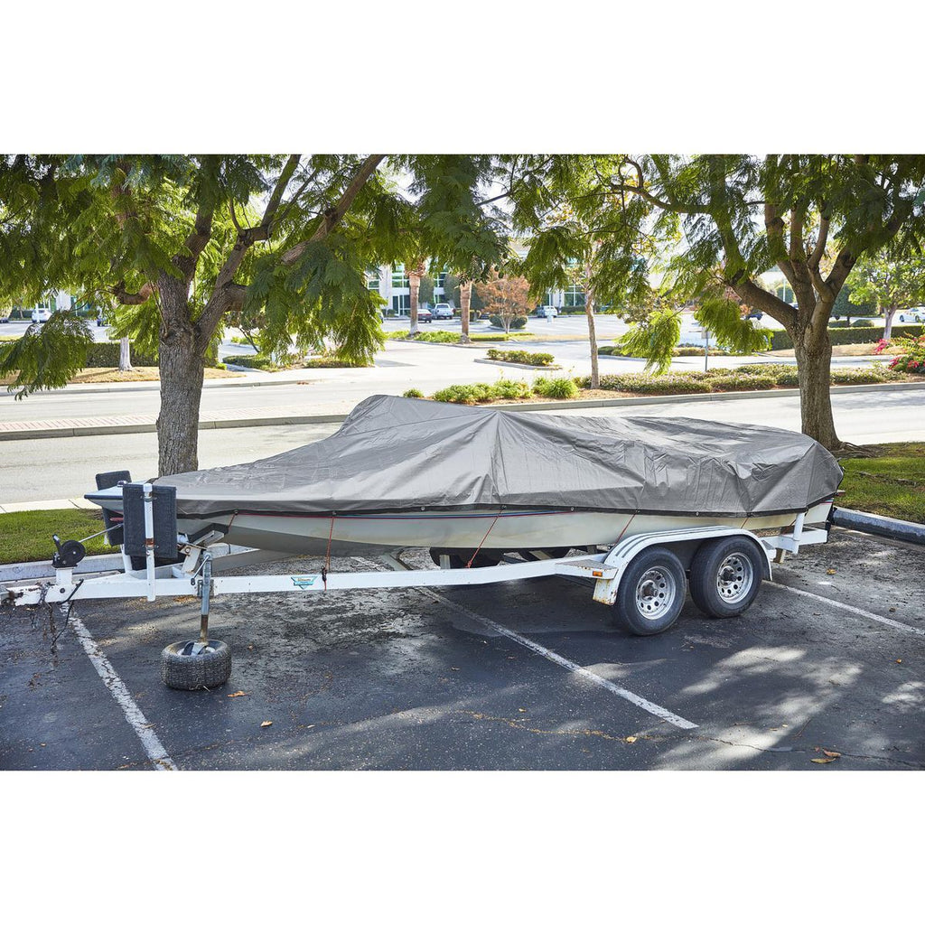 12 ft. x 20 ft. Silver and Black Weather-Resistant Tarp S9061