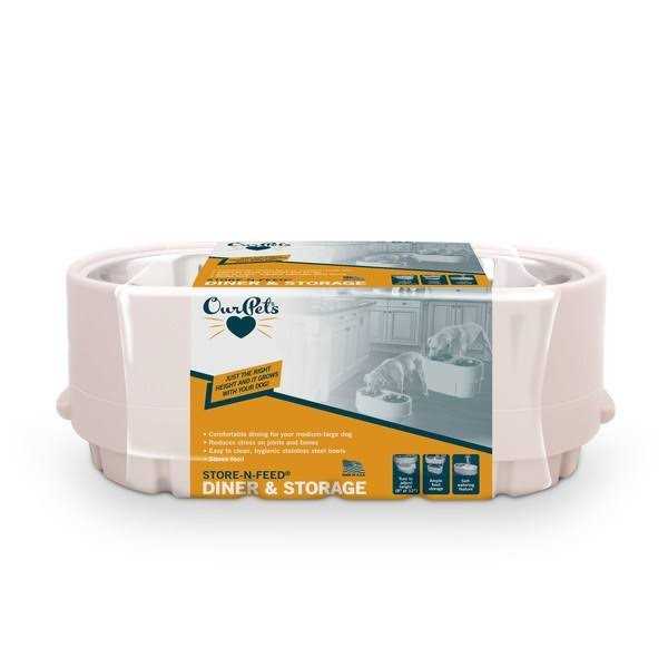 Elevated Double-Diner Pet Feeder P7522