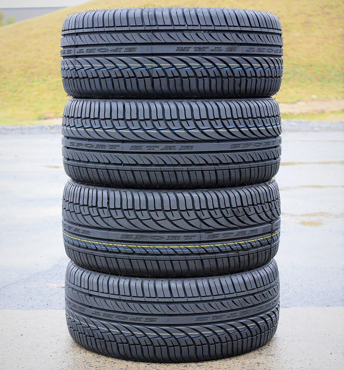 Set of 4 225/45R18 High Performance Tires F65752