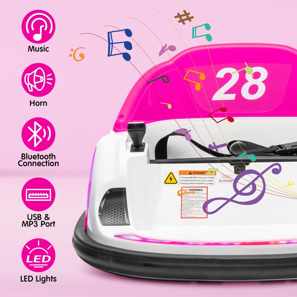 12V Bumper Car for Kids with Remote Control J90472