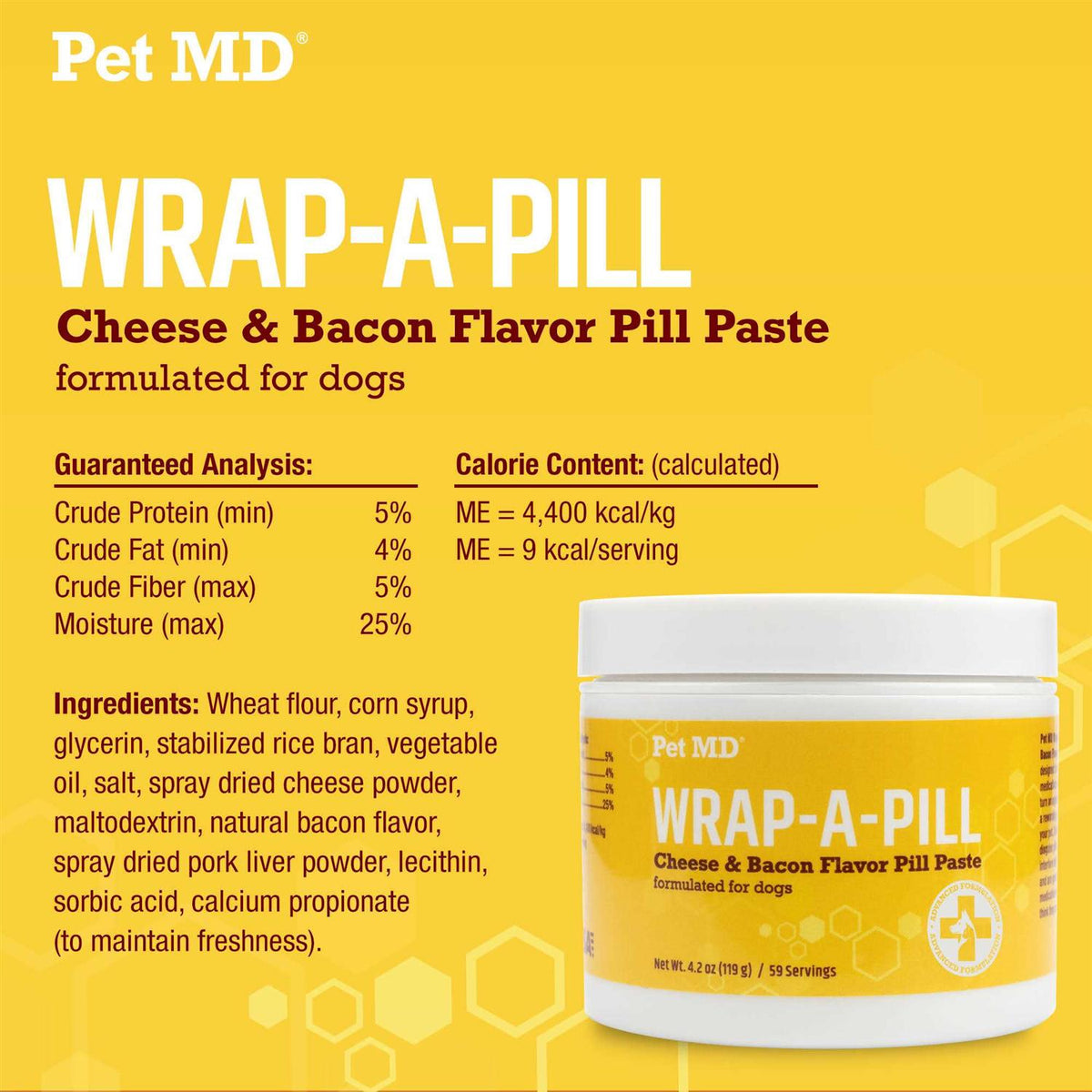 Cheese & Bacon Flavor Pill Paste for Dogs W23668