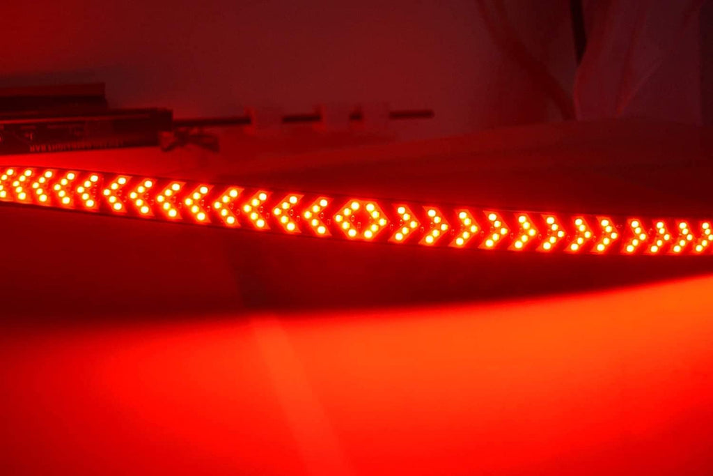 60 LED Red & White Truck Tailgate Light Bar Pack of 2 O35472