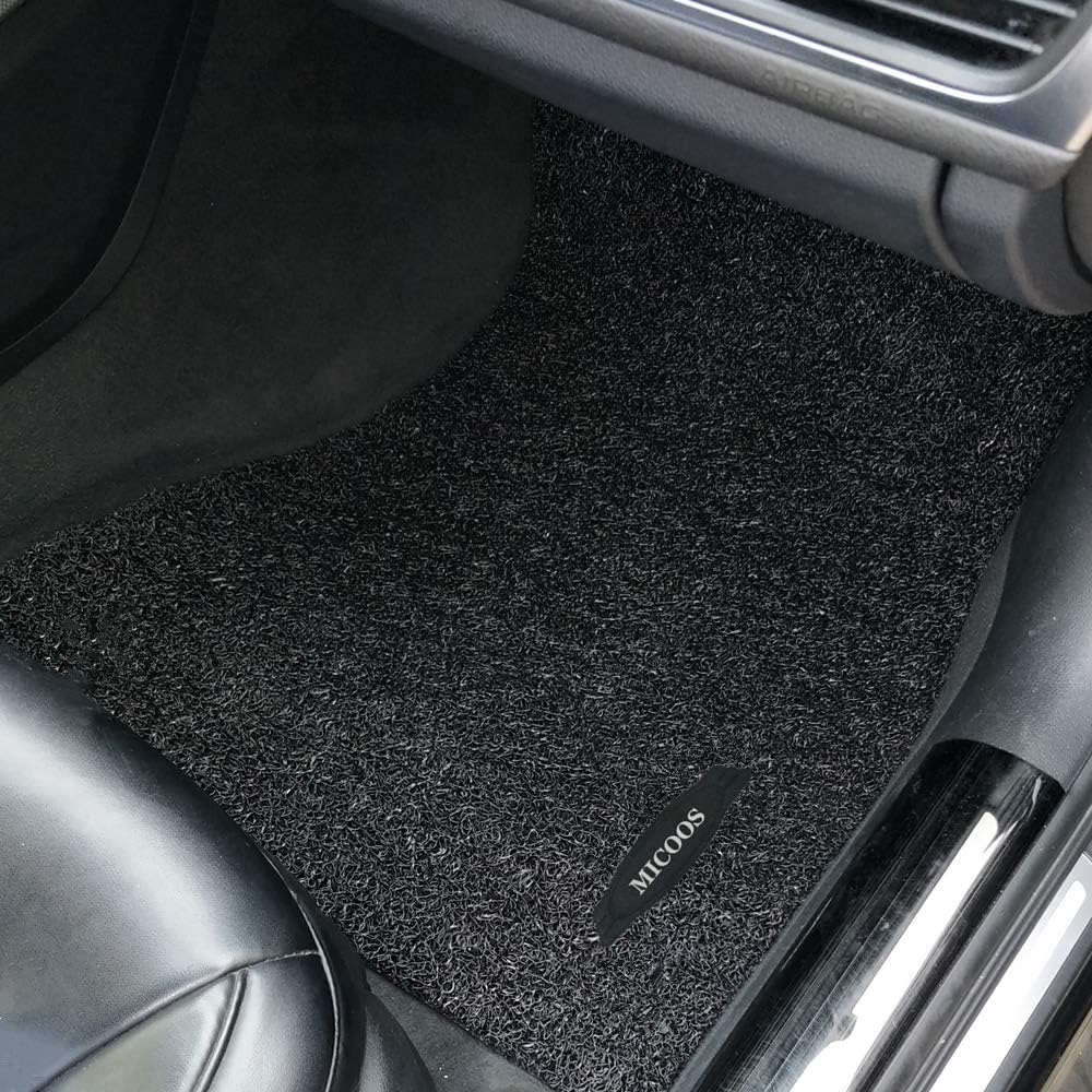 Compatible with Car Floor Mat Carpet for BMW 4 Series (2014-2020) F33, Convertible, All Weather Heavy Duty Floor Mat Set Waterproof Stain-Resistant (Black) O385