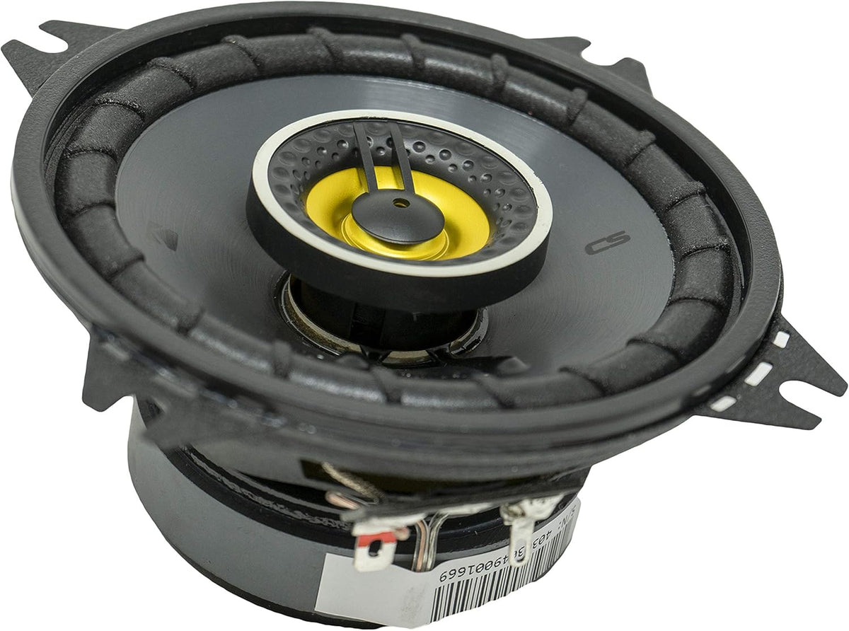 4 Inch Car Audio Speaker with Woofers, Yellow (2 Pack) V790416