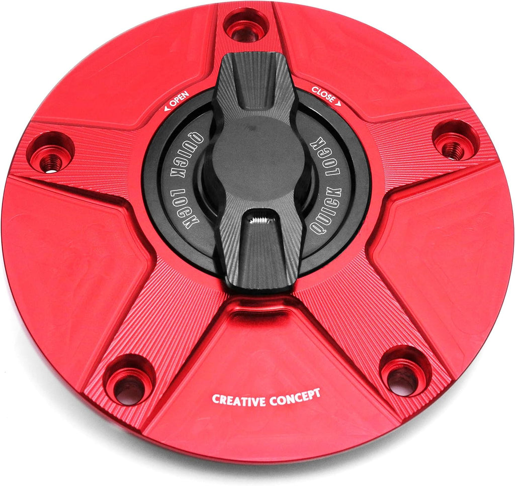 Gold 1/4 Quick Lock Fuel Cap V8920